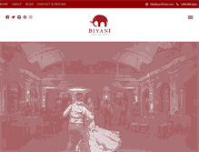Tablet Screenshot of biyaniphoto.com
